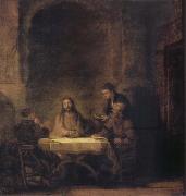 Rembrandt van rijn Christ in Emmaus china oil painting reproduction